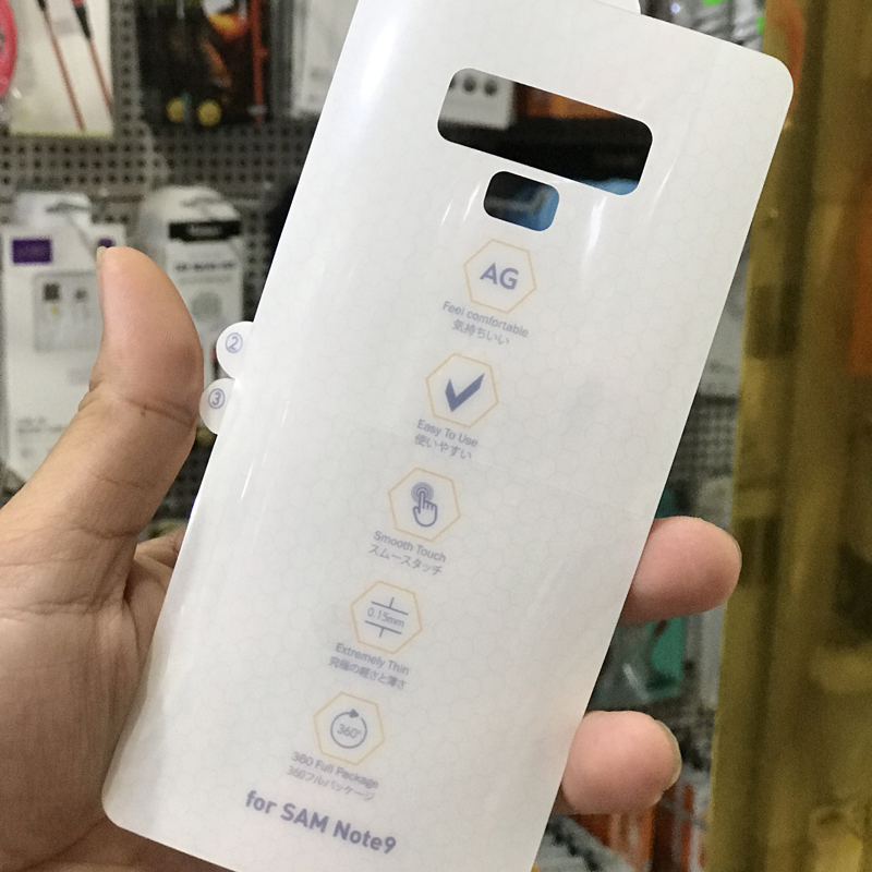 [HCM]PPF Mặt Sau Samsung Galaxy Note 9 Nhám Dẻo Tpu Cao Cấp