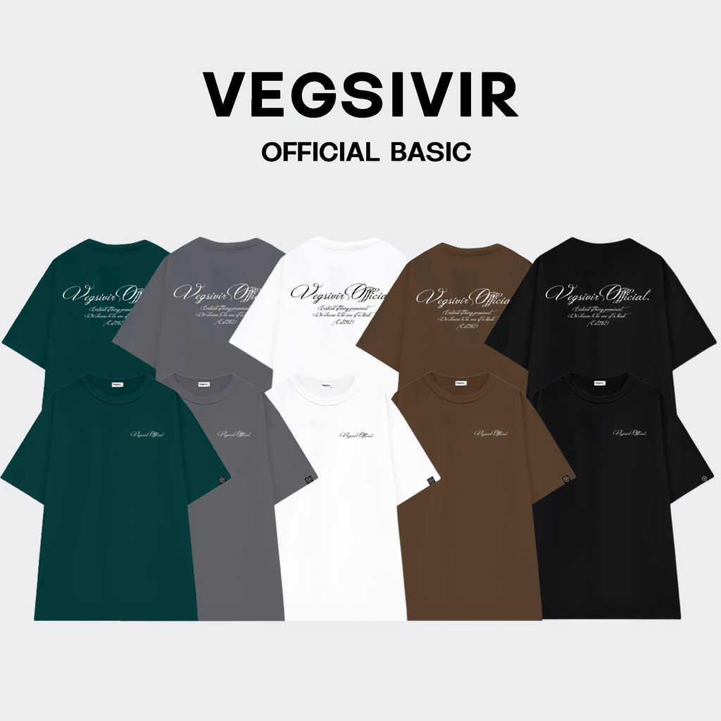 Áo thun cotton VEGSIVIR - OFFICIAL.