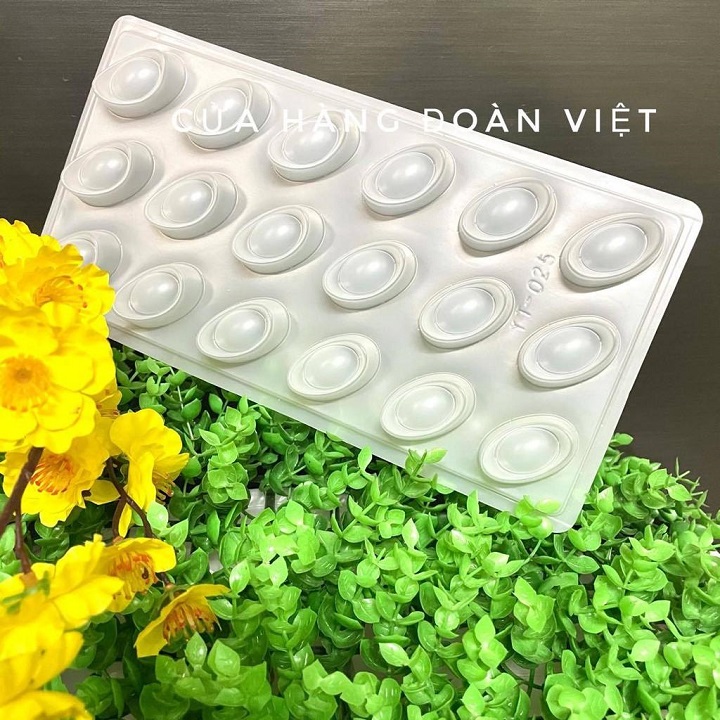 Khuôn Rau Câu Vỉ 18 Thỏi Vàng