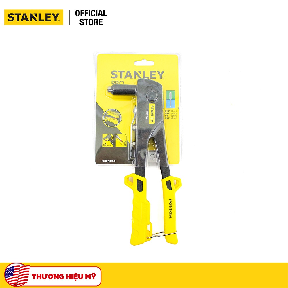 Kềm rút rivet 4 đầu 260mm stanley stht69800-8