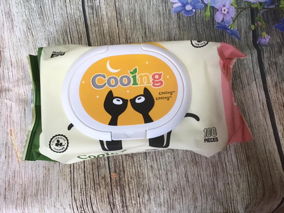 [HCM]Combo 3 bịch khăn ướt Cooing 100 tờ không mùi