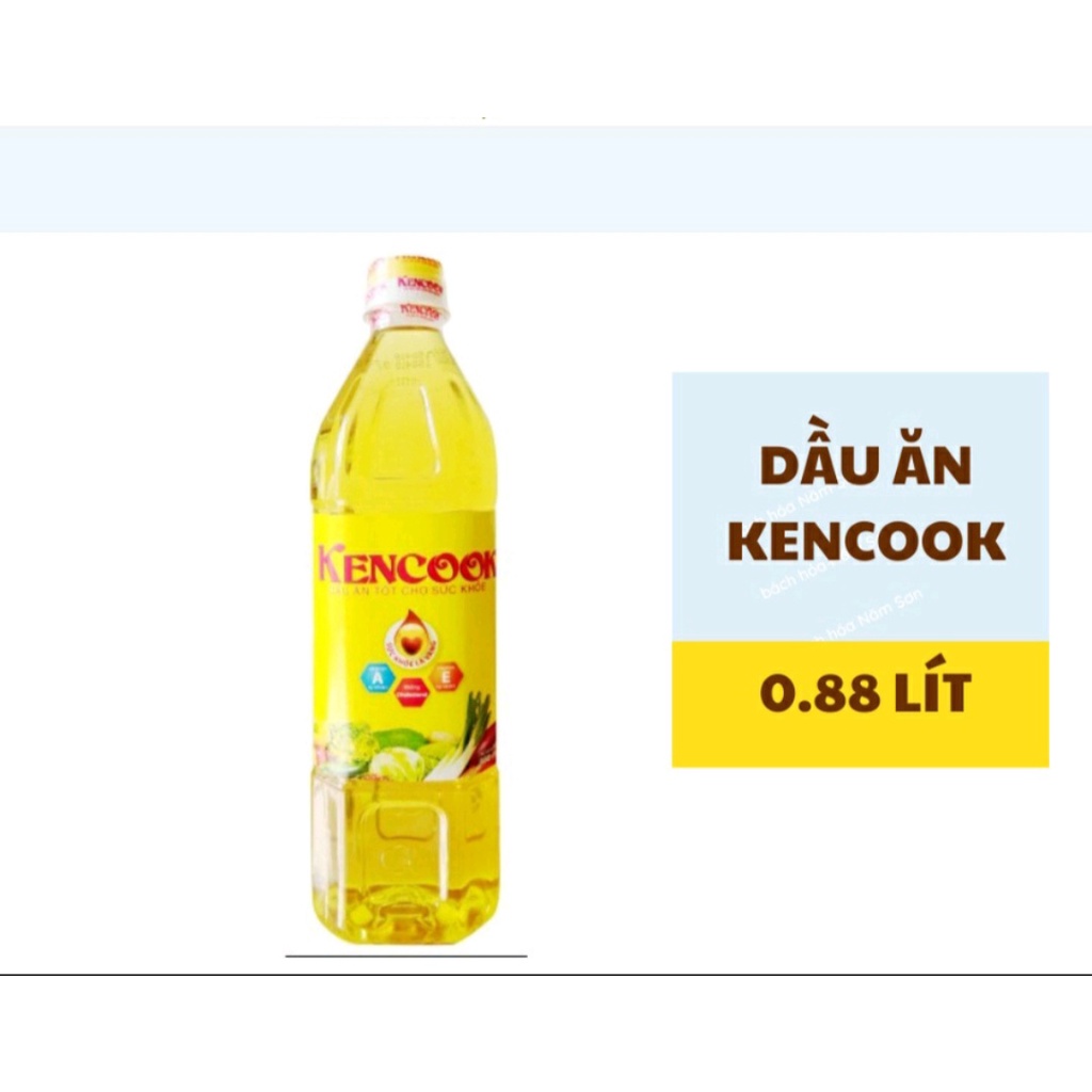 Dầu đậu nành nguyên chất Simply/Cooking/KenCook chai 1 lít dầu ăn nguyên chất đậu nành tốt cho sức khỏe- XUKAKIDS shop