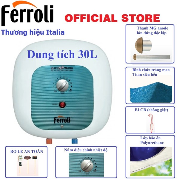 Bảng giá Bình nước nóng Ferroli CUBO (30L)