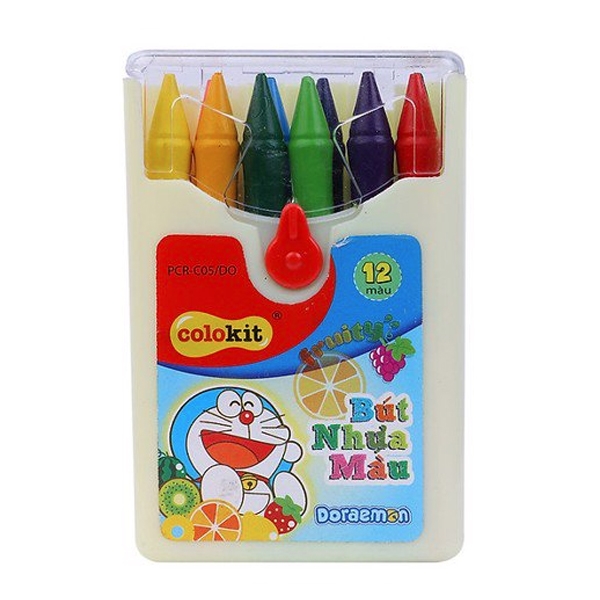 Bút Nhựa Màu Colokit PCR-C05/DO (Hộp 12 Màu)
