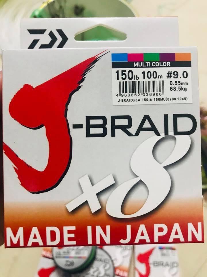 Dây dù Daiwa J-Braid X8 - 100m