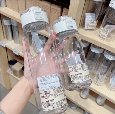 Set 3 bình nước Muji  350ml , 550ml , 800ml