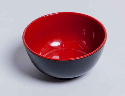 Bộ 10 Chén cơm _ bát cơm nhựa melamine đỏ đen