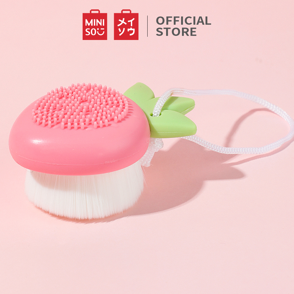 Cọ rửa mặt Fruit Series Miniso Facial Cleansing Brus (Strawberry)