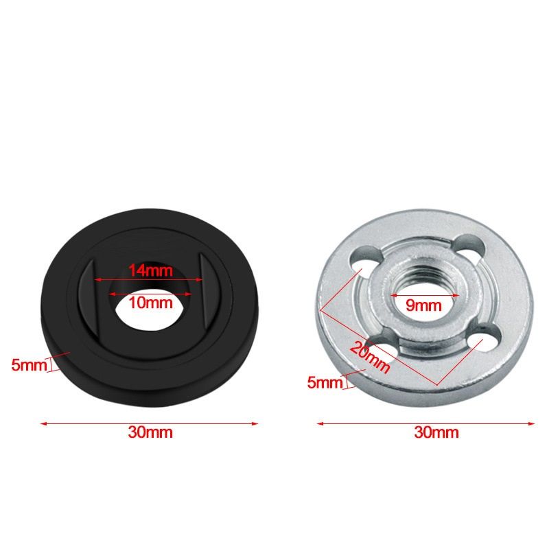Tán kẹp lưỡi long đền đồng xu máy mài góc lưỡi 1 tấc