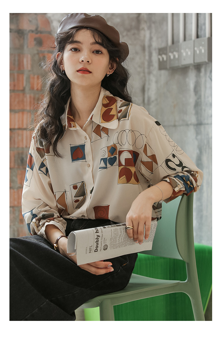 Áo sơ mi nữ, Áo Sơ Mi Nữ Phong Cách Retro