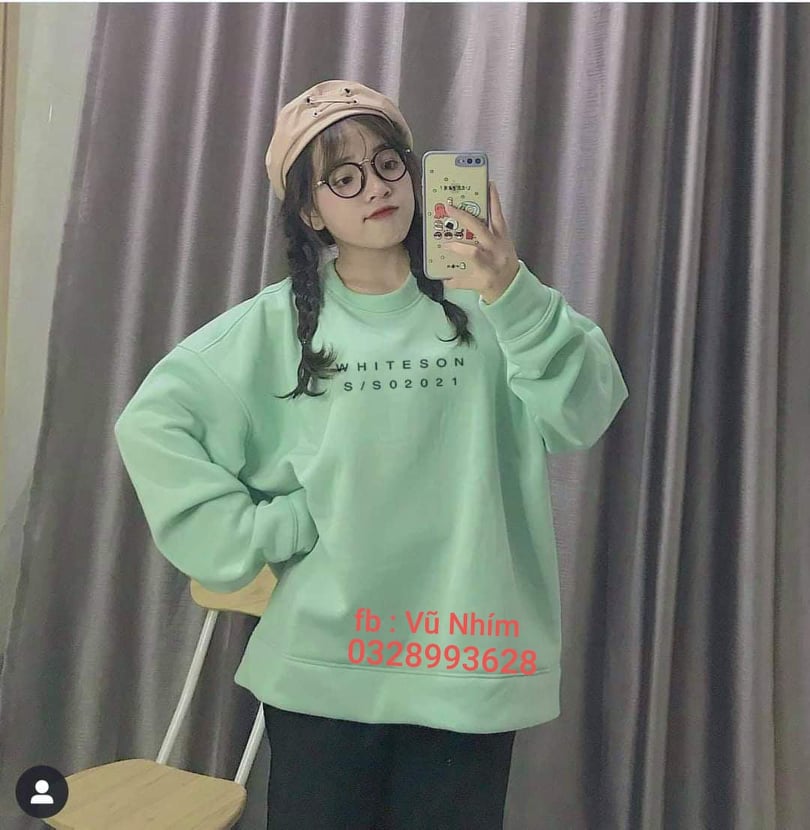 Áo nỉ sweater in chử tiếng anh (trọng lượng từ 40kg đến 60kg )