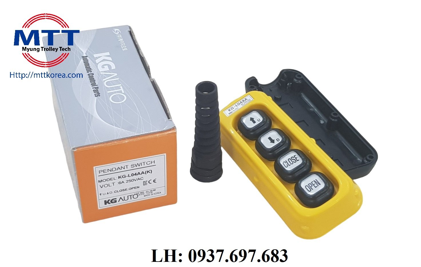 [HCM] Tay bấm điều khiển 4 nút  KG-L04AA(K) cho tời điện palang