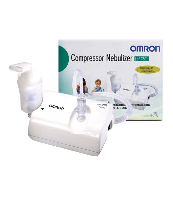 Máy xông mũi họng Máy xông khí dung Omron Compressor Nebulizer NE-C801 Nhật Bản