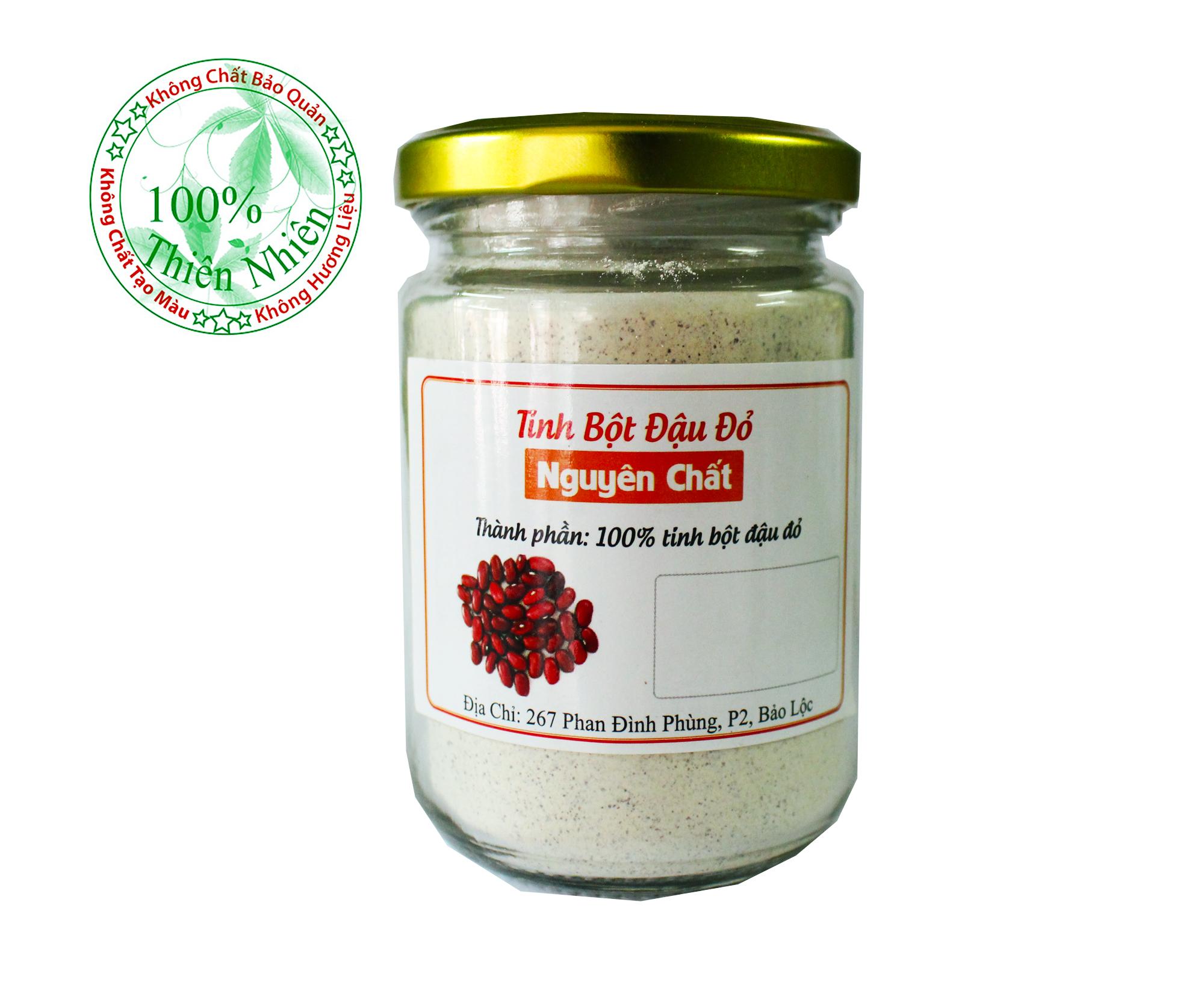 Tinh Bột Đậu Đỏ Nguyên Chất 100g - Hũ Thủy Tinh