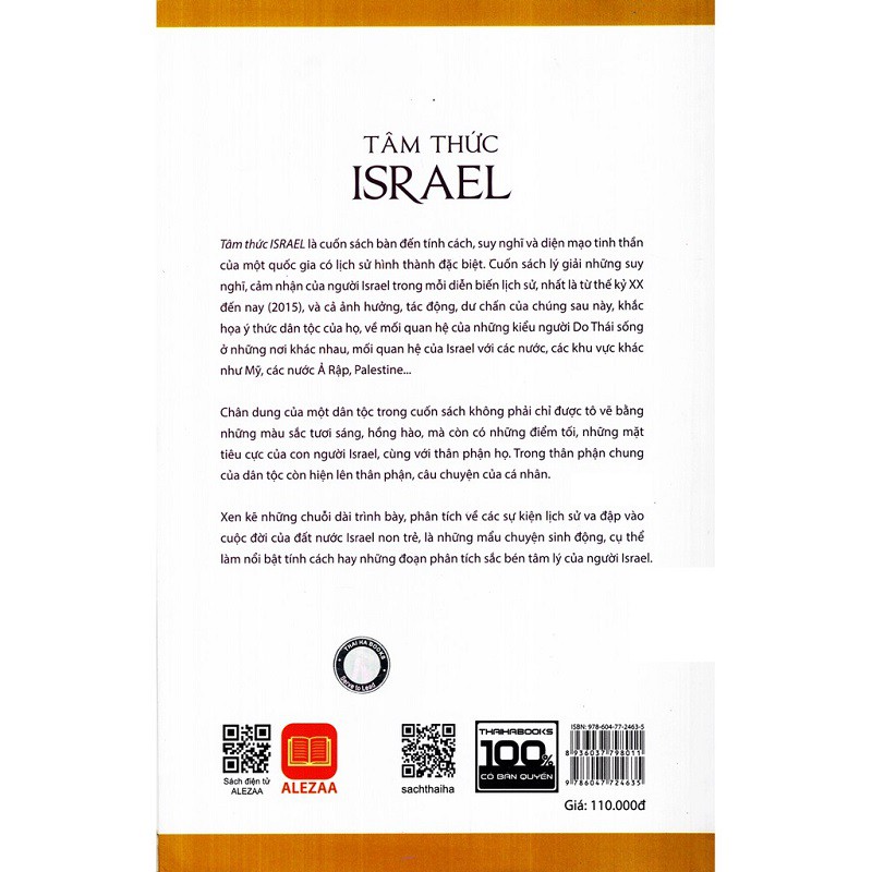 nguyetlinhbook Sách - Tâm Thức Israel.