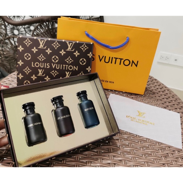 Set Bộ Nước Hoa LV Louis Vuitton mini 3 chai - 10ml