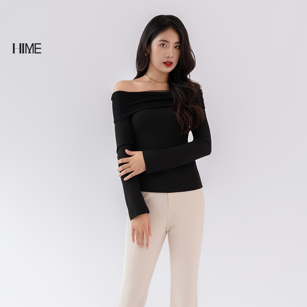 Áo thun trễ vai HIME H363BF1A2323