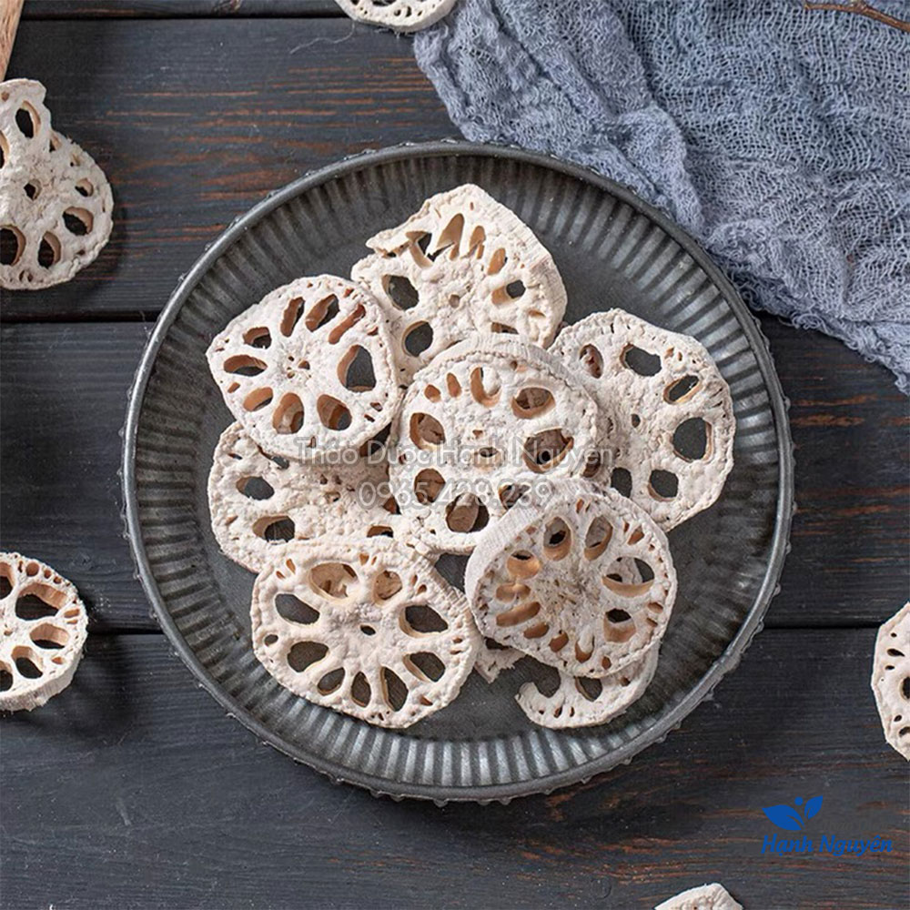 Củ sen khô 1kg (nấu chè, nấu canh, pha trà) - Thảo dược hạnh nguyên