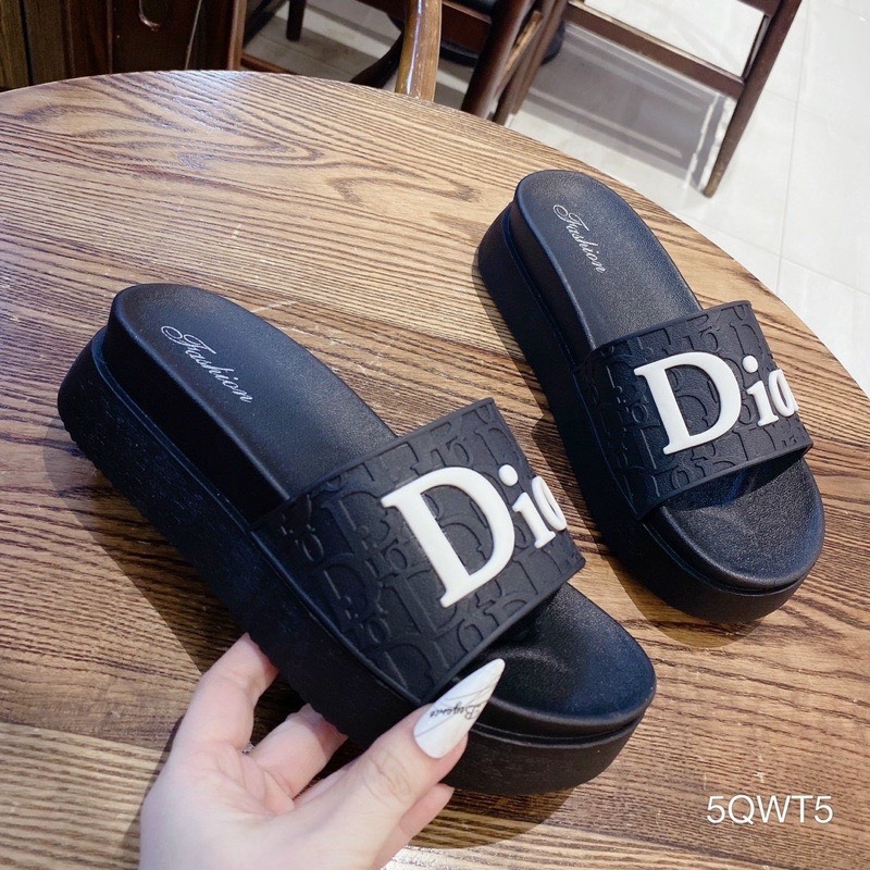 Dép bánh mì độn đế 5cm mã DR hàng cao cấp