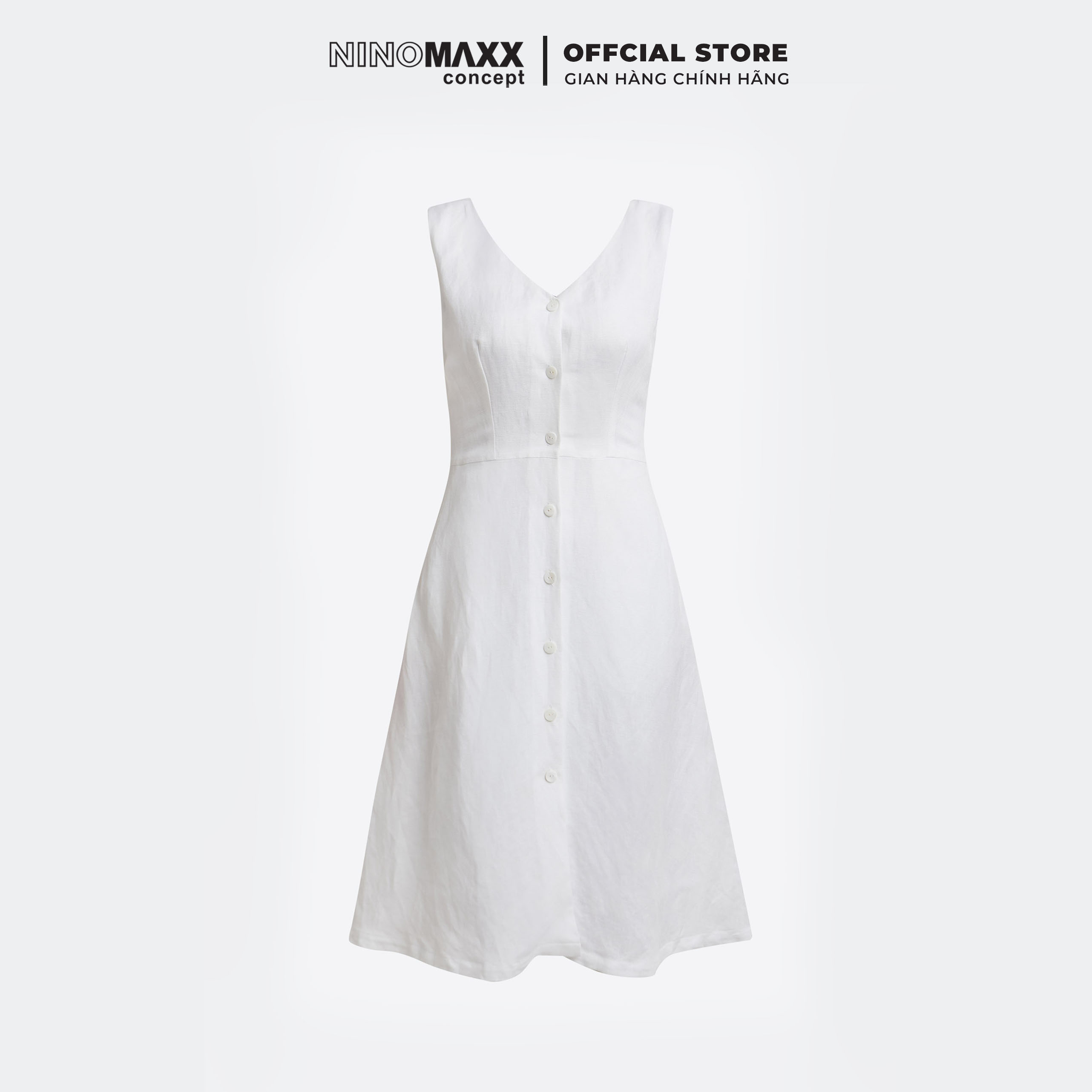 N & M dress fashion office women linen 2103035