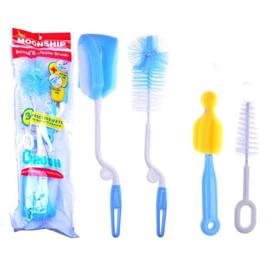 Cọ rửa bình sữa 4 món tiện lợi