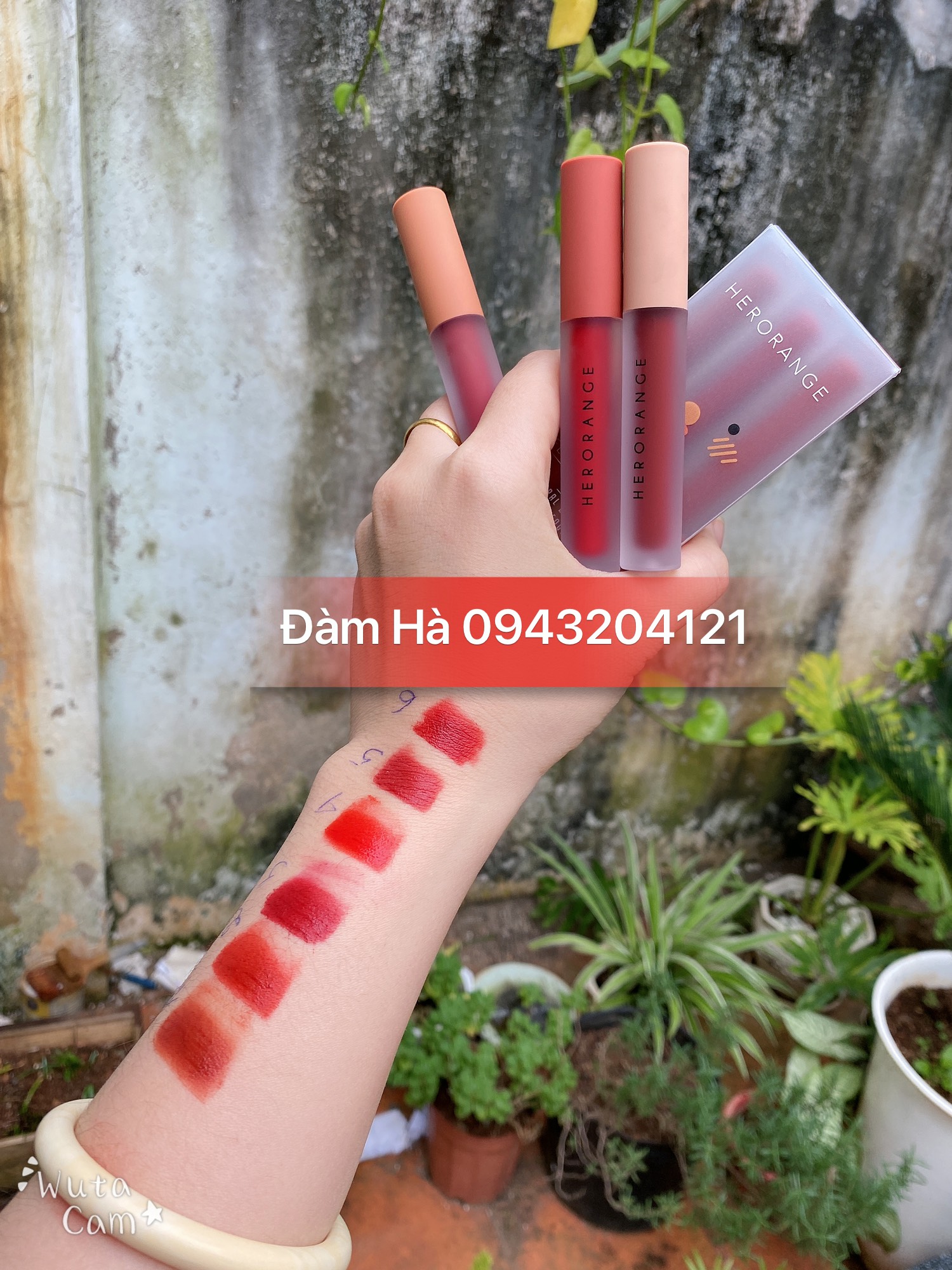 Set 3 cây son Hero Herorange nội địa trung set A