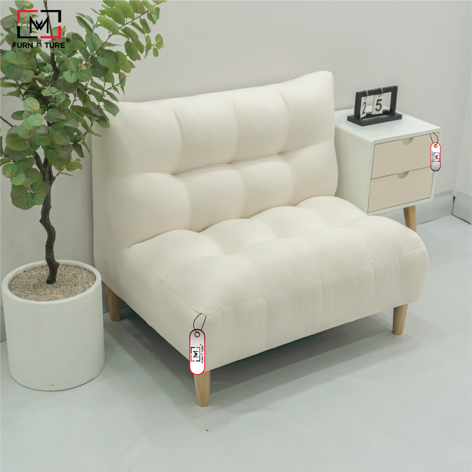 Sofa mini phong cách kiểu hàn phù hợp decor trang trí