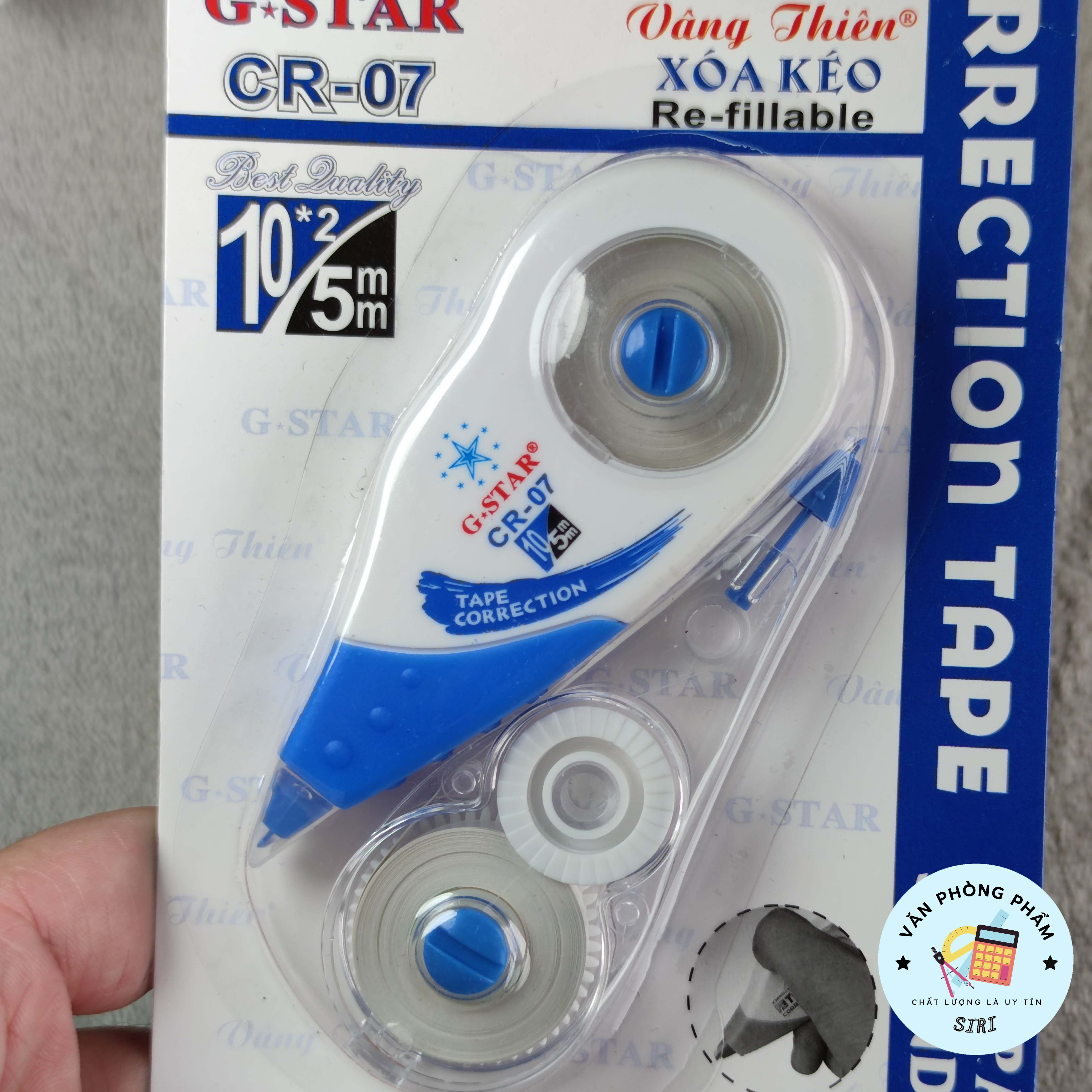 Vĩ 2 Bút xoá kéo GSTAR CR-07