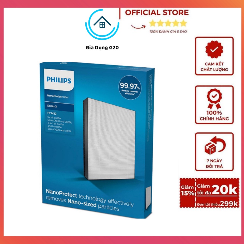 Màng lọc không khí philips fy2422/30