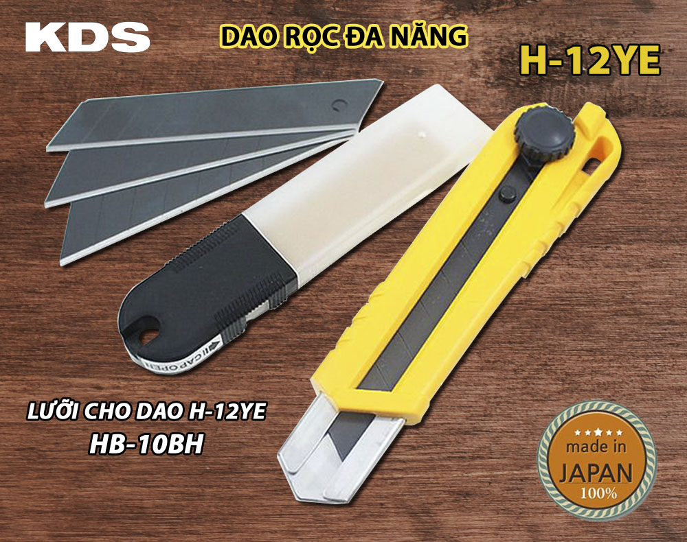 Dao rọc đa năng 25mm KDS H-12