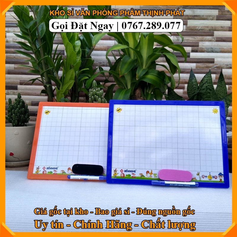 BẢNG HỌC SINH 2 MẶT PHẤN VÀ BÚT LÔNG