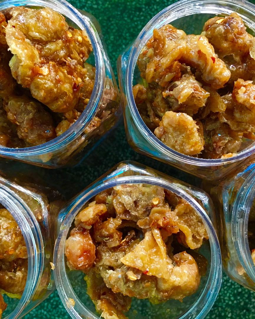 Da gà chiên giòn lắc tỏi ớt 200g