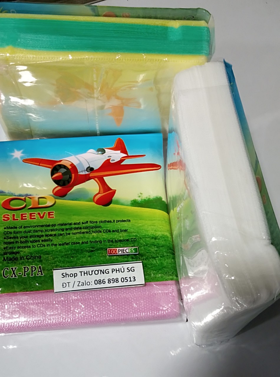 Bao xốp đựng đĩa CD 2 mặt - Túi 100 Cái - Túi đựng CD