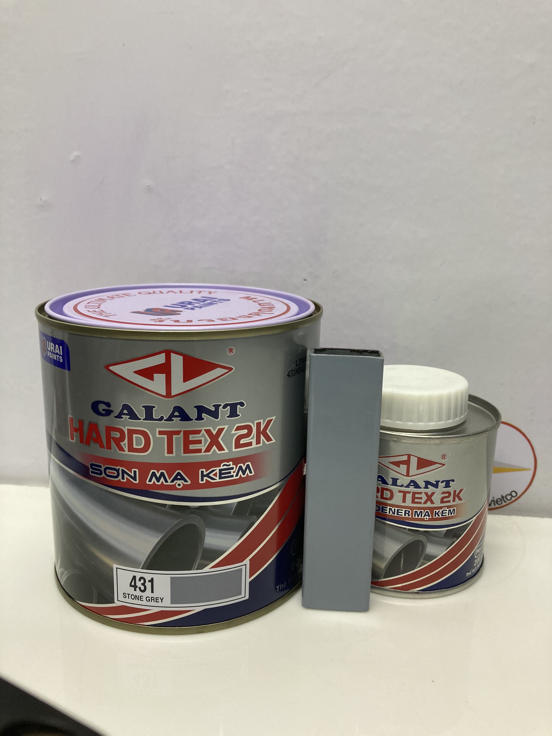 Sơn sắt mạ kẽm không cần lót Galant Hard Tex 2K 1L