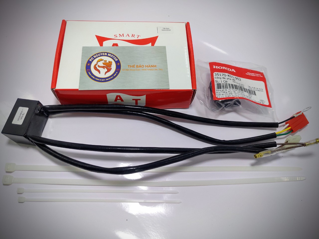 [HCM]MẠCH TẮT MỞ ĐÈN HONDA WAVE ANPHA 110 2021 (ĐÃ BAO GỒM CÔNG TẮC PASSING SH)