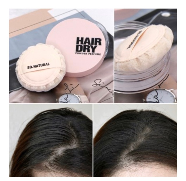 Phấn tóc nước hoa Hair Dry So Natural
