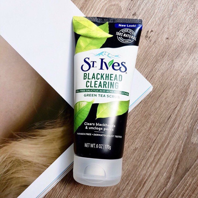 Tẩy Da Chết Mặt St.Ives Acne Control Apricot Scrub 170gr