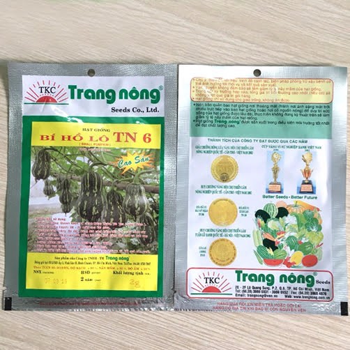 Hạt giống Bí Hồ Lô Trang Nông 2gram