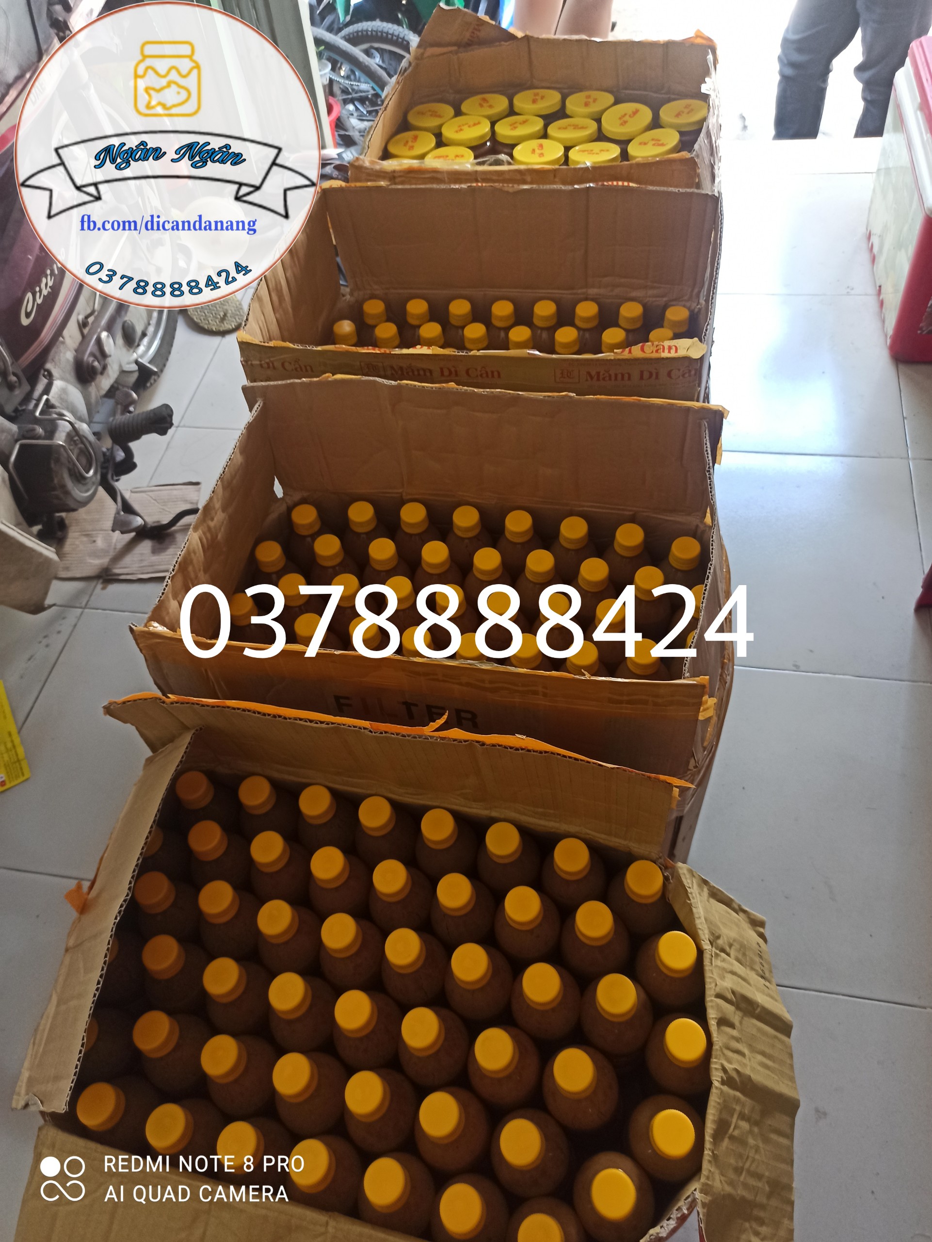[HCM]Mắm nêm Dì Cẩn chai 500g