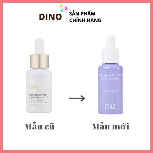 Tinh Chất Đậm Đặc Gilaa Saffron Trắng Khỏe Mờ Sạm 30ml