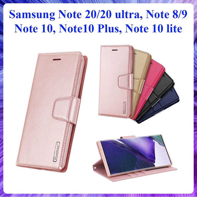 [Bao Xịn] Bao da dạng ví Hanman Samsung S22, S22 Plus, S22 Ultra, S21, S21 Plus, S21 Fe, S21 Ultra, S20, S20 Plus, S20 Fe, S20 Ultra, Note 20, Note 20 Ultra, Note 10, Note 10 Plus có nắp gập, ngăn đựng thẻ ATM tiền tiện lợi, cao cấp
