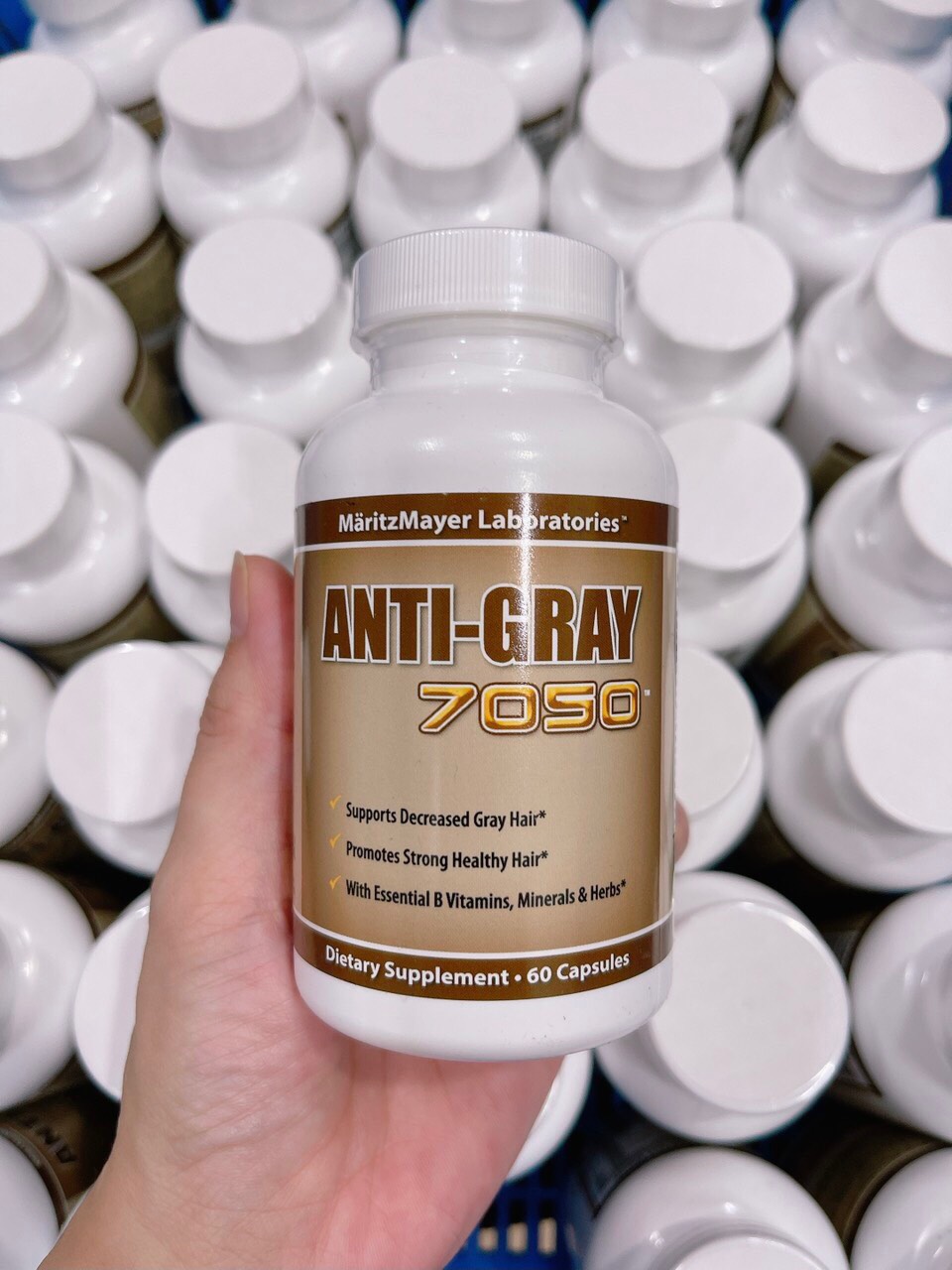 Viên uống hỗ trợ giảm bạc tóc AntiGrey