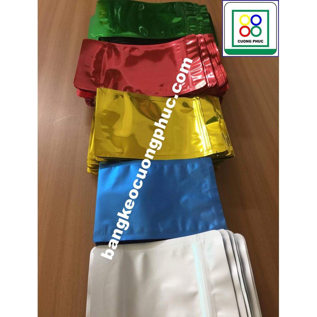 TÚI ZIP 2 MẶT TRẮNG SỮA