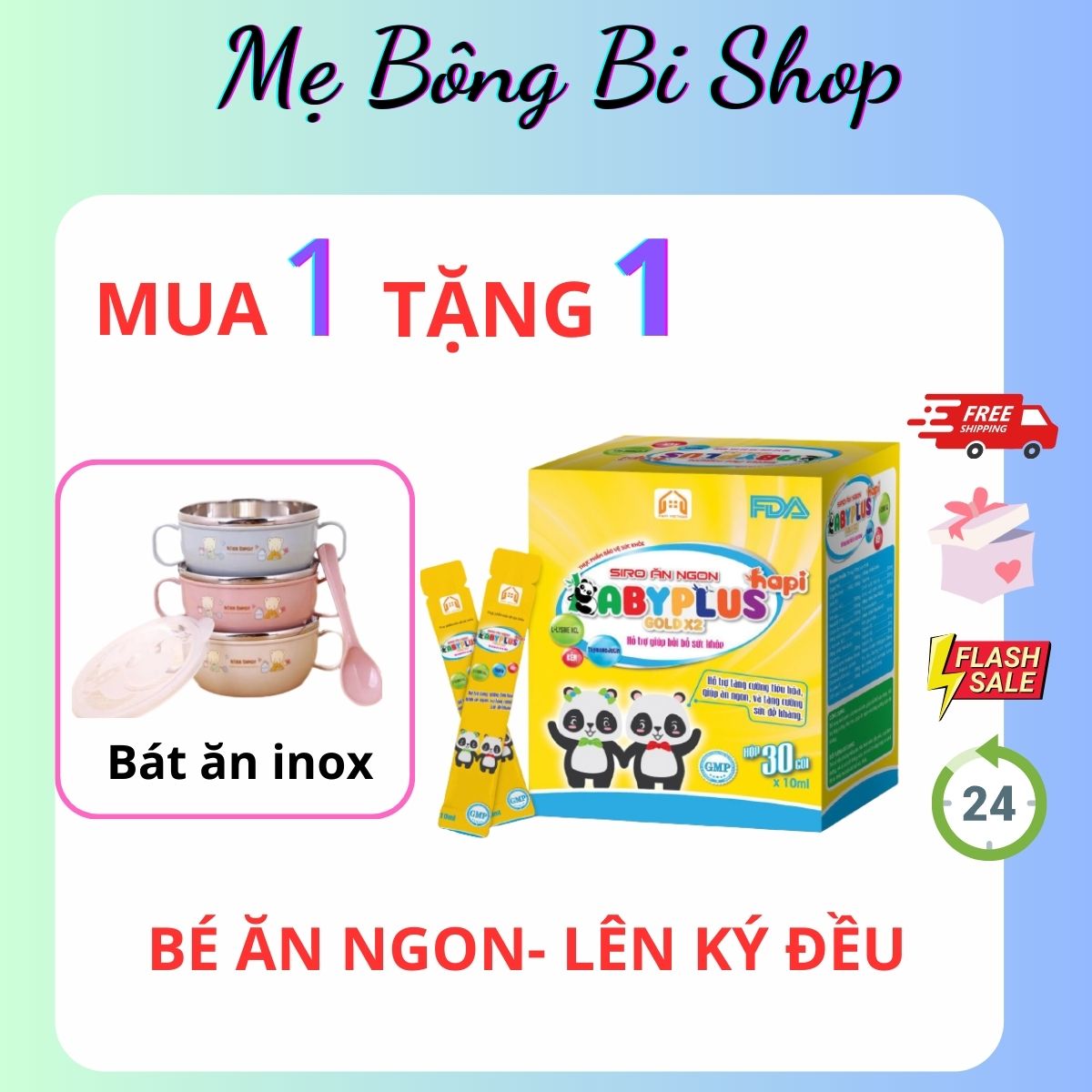 SIRO ĂN NGON BABYPLUS 30 GÓI KÈM QUÀ
