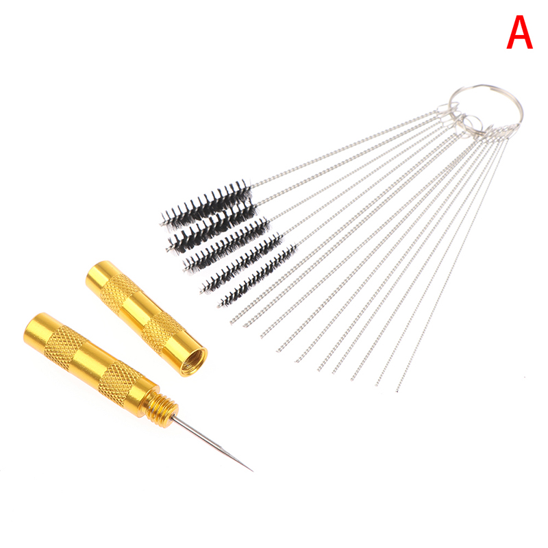 Bộ dụng cụ vệ sinh vòi phun súng phun sơn cái/bộ 16 kim cọ dụng cụ sửa chữa