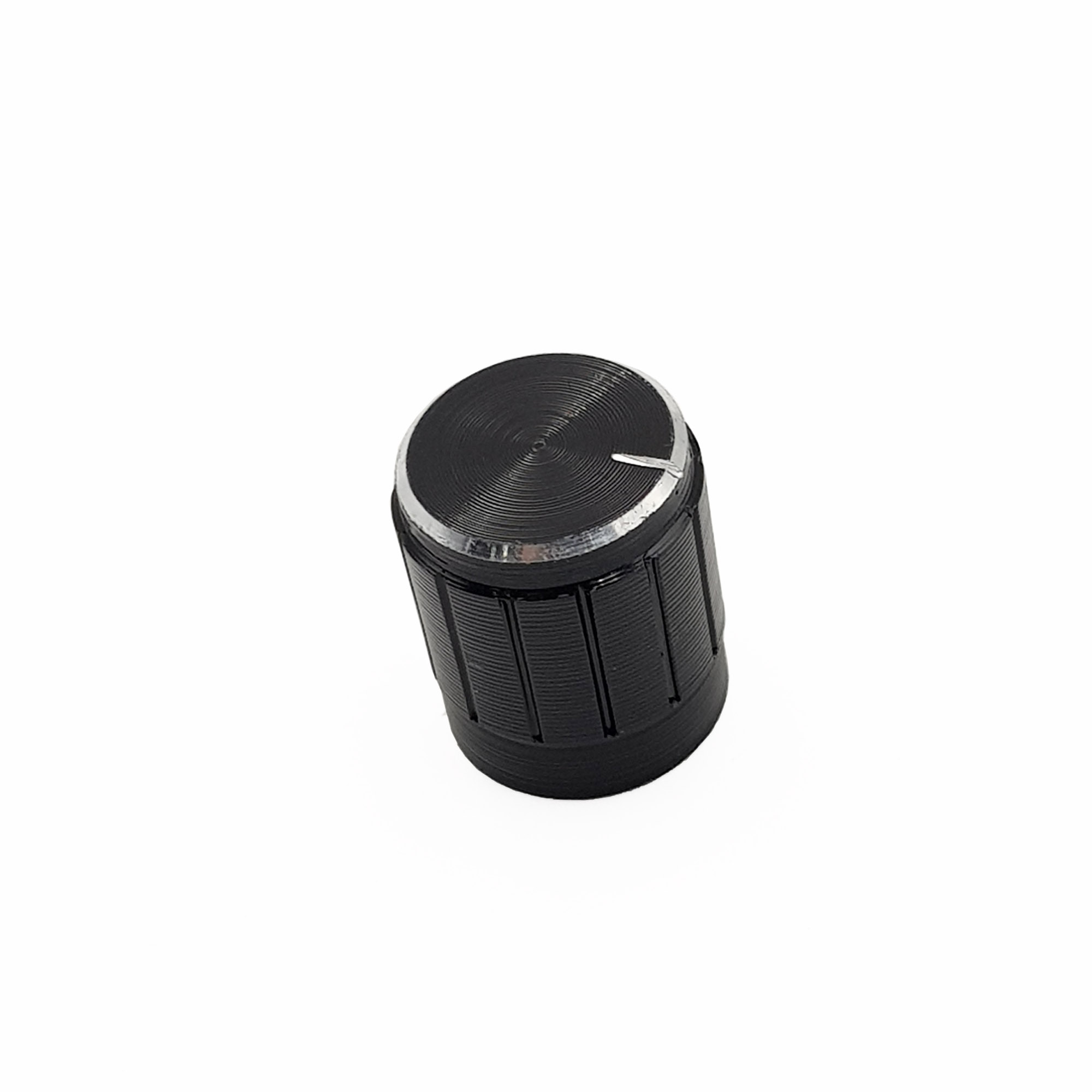 Núm chiết áp nhôm trục răng 6mm màu vàng/đen/trắng