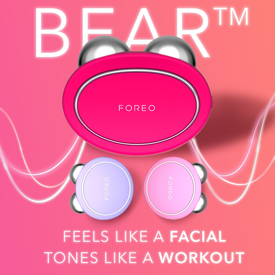 [CÓ SẴN - CHÍNH HÃNG] Máy Massage Nâng Cơ Mặt Foreo Bear Full, Bear Mini (Bảo Hành 2 Năm)