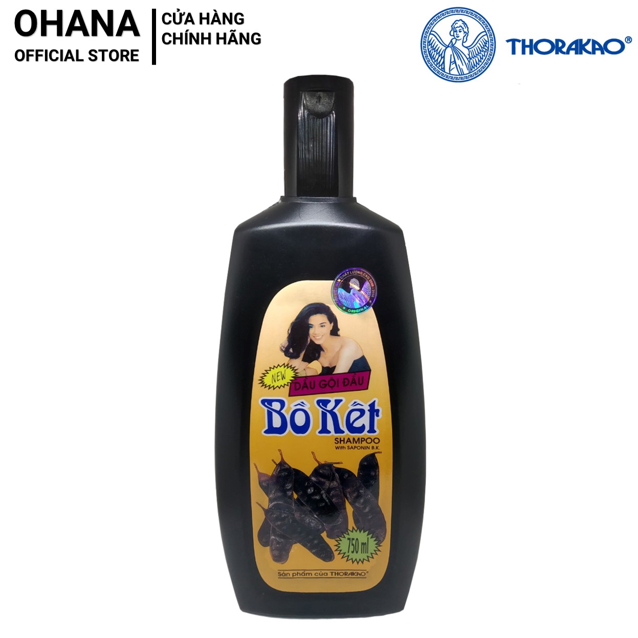Dầu Gội Đầu Bồ Kết Thorakao 750ml