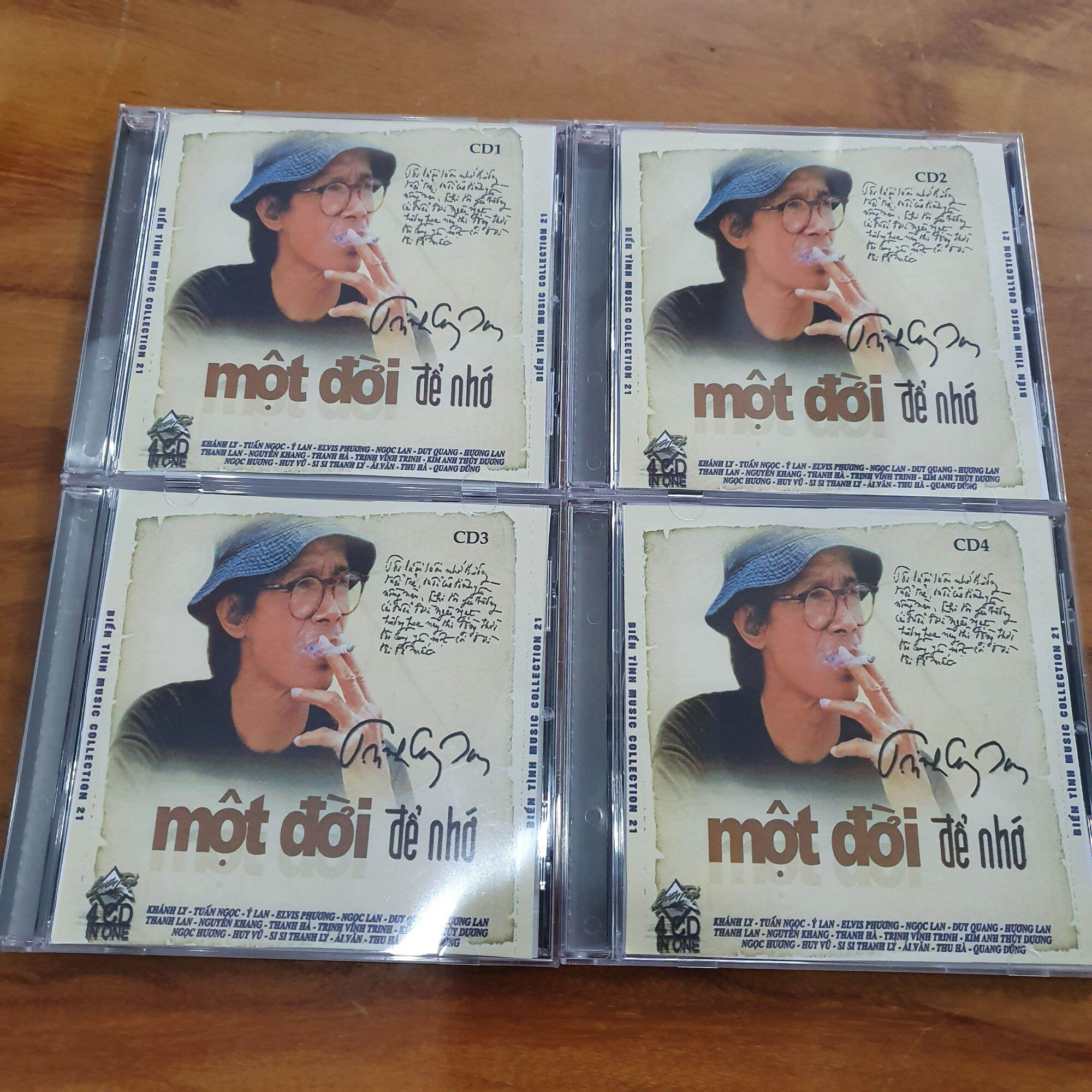 [MDCD] Đĩa CD Nhạc Trịnh Công Sơn - Một Đời Để Nhớ - 4 CD