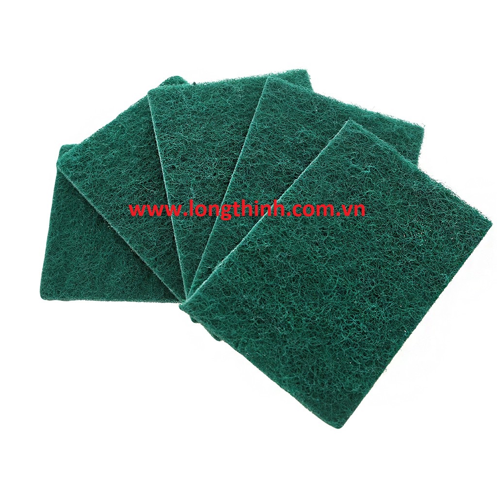 [HCM]Lốc 5 miếng cước xanh rửa chén 12x14.5cm